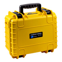 B&W Outdoor Case Type 3000 gelb    mit Schaumstoff Inlay