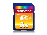Transcend SDHC               8GB Class 10