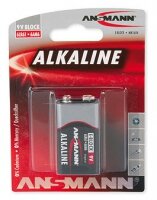 1 Ansmann Alkaline 9V-Block red-line               1515-0000