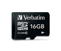 Verbatim microSDHC          16GB Class 10 UHS-I