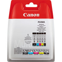 Canon PGI-570/CLI-571 PGBK/BK/C/M/Y Multi Pack - 5er-Pack - Schwarz, Gelb, Cyan, Magenta