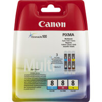 I-0621B029 | Canon CLI-8 C/M/Y Farbtinte Multipack -...