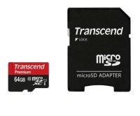 Transcend microSDXC         64GB Class 10 UHS-I 400x + SD...