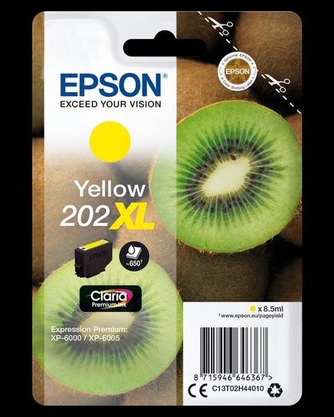 Epson Tintenpatrone yellow Claria Premium 202 XL     T 02H4