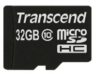 Transcend microSDHC         32GB Class 10 + SD-Adapter