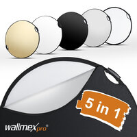 walimex 5in1 Faltreflektor Set wavy comfort  80cm mit...