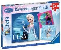Ravensburger Elsa, Anna & Olaf 3 X 49 Teile Puzzle       Frozen