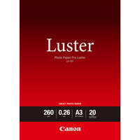 Canon LU-101 Pro Luster - A3 - 20 shts - Satin - 260 g/m² - Weiß - 260 µm - 10 - 35 °C - 10 - 35 °C