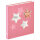Walther Estrella rosa    28x30,5 50 weiße Seiten Babyalbum UK133R