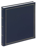 Walther Monza blau         34x33 60 Seiten Buchalbum...