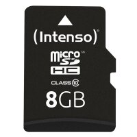 Intenso microSDHC            8GB Class 10