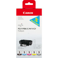 Canon PGI-9 PBK/C/M/Y/GY - Standardertrag - Tinte auf Farbstoffbasis/Tinte auf Pigmentbasis - 5 Stück(e) - Multipack