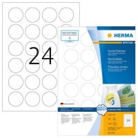 Herma Movables Etiketten rund 40 100 Blatt DIN A4 2400...