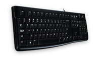 I-920-002489 | Logitech K120 Corded Keyboard - Volle Größe (100%) - Kabelgebunden - USB - QWERTZ - Schwarz | 920-002489 | PC Komponenten