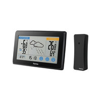 I-00186314 | Hama Wetterstation Touch, Schwarz | 00186314 | Elektro & Installation