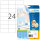 HERMA Etiketten Premium A4 70x37 mm weiß Papier matt 240 St. - Weiß - Selbstklebendes Druckeretikett - A4 - Papier - Laser/Inkjet - Dauerhaft