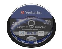 I-43825 | Verbatim M-Disc 4x - 25 GB - BD-R - Spindel -...