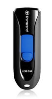 Transcend JetFlash 790 128GB - 128 GB - USB Typ-A - 3.2 Gen 1 (3.1 Gen 1) - Dia - 4,9 g - Schwarz - Blau | TS128GJF790K | Verbrauchsmaterial