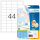 HERMA Etiketten Premium A4 48.3x25.4 mm weiß Papier matt 1100 St. - Weiß - Rechteck - Dauerhaft - Papier - Matte - Laser/Inkjet