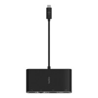 Belkin USB-C auf Gigabit-Ethern. HDMI/VGA/USB-A-Adapter,...