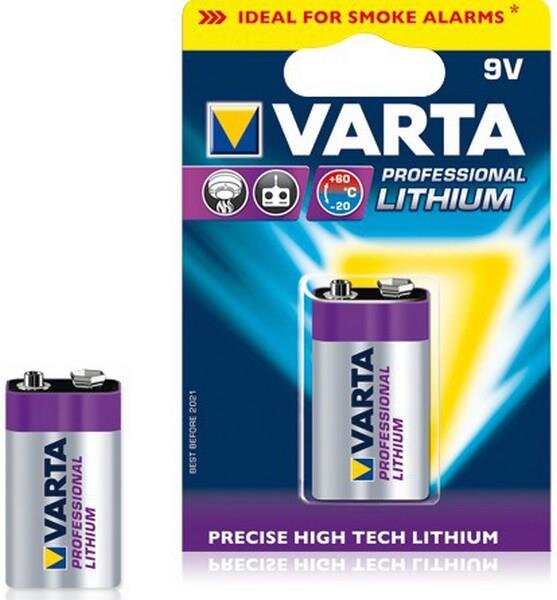 I-06122301401 | Varta Professional Lithium 9V - Einwegbatterie - 9V - Lithium - 9 V - 1 Stück(e) - 1200 mAh | 06122301401 | Zubehör