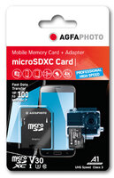 I-10613 | AgfaPhoto MicroSDXC UHS I 128GB Prof. High Speed U3+ Adapter 10613 - Extended Capacity SD (MicroSDHC) | 10613 | Verbrauchsmaterial