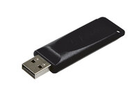 Verbatim Slider - USB-Stick 64 GB - Schwarz - 64 GB - USB Typ-A - 2.0 - 10 MB/s - Dia - Schwarz | 98698 | Verbrauchsmaterial
