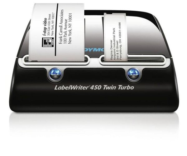 Dymo Etikettendrucker LabelWriter 450 Twin Turbo - Etiketten-/Labeldrucker - Etiketten-/Labeldrucker