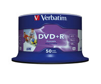 I-43512 | Verbatim 50 DVD+R 4.7 GB bedruckbar - DVD+R -...
