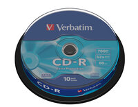 I-43437 | Verbatim CD-R Extra Protection - 52x - CD-R - 700 MB - Spindel - 10 Stück(e) | 43437 | Verbrauchsmaterial