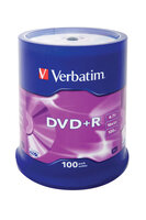 I-43551 | Verbatim DVD+R Matt Silver - DVD+R - 120 mm - Spindel - 100 Stück(e) - 4,7 GB | 43551 | Verbrauchsmaterial