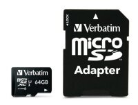I-47042 | Verbatim PRO - Flash-Speicherkarte (SD-Adapter inbegriffen) - 64 GB | 47042 | Verbrauchsmaterial