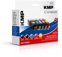 I-1569,0050 | KMP C107BKXV - Tinte auf Pigmentbasis -...