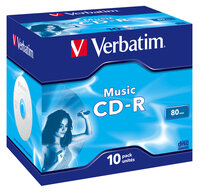 I-43365 | Verbatim Music CD-R - 16x - CD-R - 700 MB - Jewelcase - 10 Stück(e) | 43365 | Verbrauchsmaterial