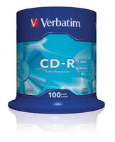 I-43411 | Verbatim CD-R Extra Protection - 52x - CD-R - 120 mm - 700 MB - Tortenschachtel - 100 Stück(e) | 43411 | Verbrauchsmaterial