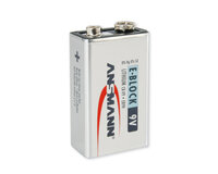 I-5021023 | Ansmann 9V E-Block - Einwegbatterie - Lithium - 10,8 V - 1 Stück(e) - Silber - 6AM6 | 5021023 | Zubehör