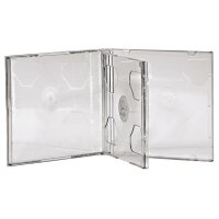 Hama CD-Double-Box 5er-Pack Transparent Jewel-Case     44752
