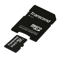 Transcend microSDXC         64GB Class 10 + SD Adapter