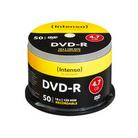 Intenso 50 x DVD-R ( G ) - 4.7 GB (120 Min. ) 16x - Spindel - Speichermedium