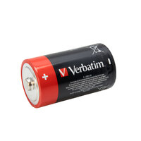 Verbatim D-Alkalibatterien - Einwegbatterie - Alkali - 1,5 V - 2 Stück(e) - Mehrfarbig - 34,2 mm