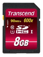 Transcend SDHC               8GB Class 10 UHS-I 600x...