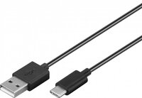 Y-45735 | Wentronic 45735 USB Kabel 1 m 2.0 A C Schwarz -...