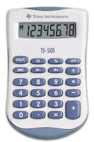 TI TI-501 - Tasche - Einfacher Taschenrechner - 8 Ziffern...