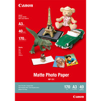 I-7981A008 | Canon MP-101 mattes Fotopapier A3 – 40 Blatt - 170 g/m² - A3 (297 x 420 mm) - 40 Blätter | 7981A008 | Verbrauchsmaterial