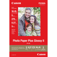 I-2311B053 | Canon PIXMA Photo Paper Plus Glossy II PP-201 A6 Foto-Papier - 260 g/m² - 100x150 mm - 5 Blatt | 2311B053 | Verbrauchsmaterial
