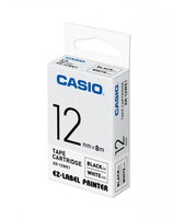 I-XR12WE1 | Casio XR-12 WE - 12 mm - schwarz auf weiß - Farbband | XR12WE1 | Verbrauchsmaterial
