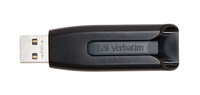 I-49189 | Verbatim V3 - USB 3.0-Stick 128 GB - Schwarz - 128 GB - USB Typ-A - 3.2 Gen 1 (3.1 Gen 1) - 80 MB/s - Dia - Schwarz | 49189 | Verbrauchsmaterial