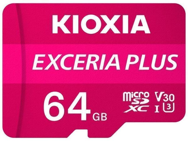 N-LMPL1M064GG2 | Kioxia Exceria Plus - 64 GB - MicroSDXC - Klasse 10 - UHS-I - 100 MB/s - 65 MB/s | LMPL1M064GG2 | Verbrauchsmaterial