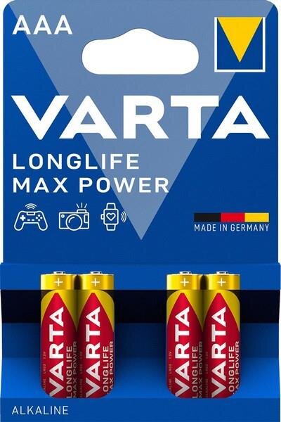 I-04703101404 | Varta -4703/4B - Einwegbatterie - AAA - Alkali - 1,5 V - 4 Stück(e) - Gold - Rot | 04703101404 | Zubehör