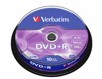 I-43498 | Verbatim DataLife DataLifePlus - DVD+R 16x - 4,7 GB 120min - 10er Spindel | 43498 | Verbrauchsmaterial
